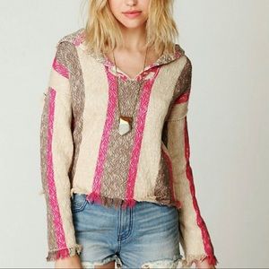 Free People Baja Drug Rug Sweater